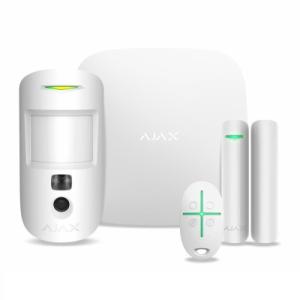 Комплект охоронної сигналізації Ajax StarterKit Cam HDR white