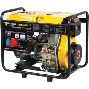 Генератор Forte дизельный FGD6500E3 5.5kW, 3 фазы (30750)