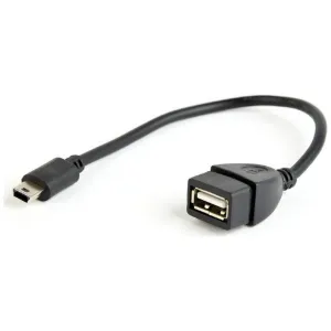 Переходник OTG USB 2.0 AF to Mini 5P 0.15m Cablexpert (A-OTG-AFBM-002)