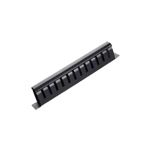 Кабельний організатор 19" 1U/12Port з кришкою, корпус метал Voltronic (20023)