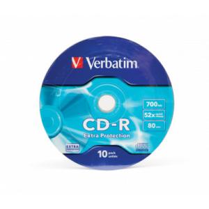 Диск CD Verbatim CD-R 700Mb 52x Spindle Wrap box Extra (43725)