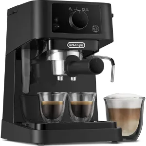 Рожковая кофеварка эспрессо DeLonghi EC 235 BK
