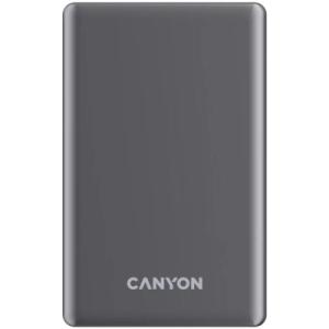 Батарея универсальная Canyon 5000mAh OnPower 505 slim Magsafe PD/20W Dark Grey (CNS-CPB505DG)