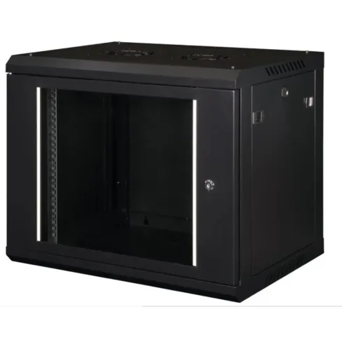 Шкаф настенный Hypernet 9U 19" 600x600 ProLine (PL-WMNC66-9U-BLACK)