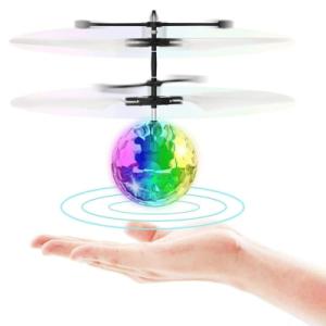 Інтерактивна іграшка UFT Магічна літаюча куля з LED підсвічуванням і сенсорним керуванням (UFTFly10)