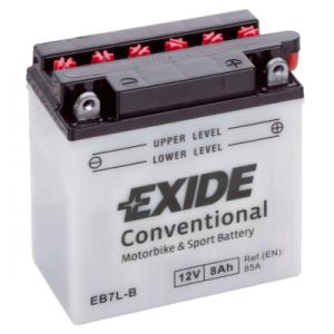 Аккумулятор автомобильный EXIDE CONVENTIONAL 8Ah Ев (-/+) (85EN) (EB7L-B)
