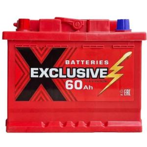 Аккумулятор автомобильный EXCLUSIVE 60Ah Ев (-/+) (500EN) (059 310)
