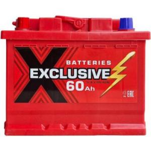 Аккумулятор автомобильный EXCLUSIVE 60Ah (+/-) (500EN) (059 311)