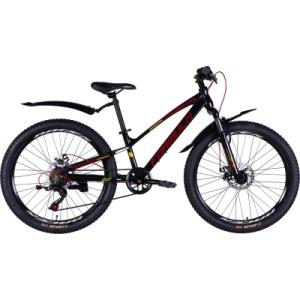 Велосипед Formula 24" ACID DD рама-11" AL 2025 чорно-червоний (OPS-FR-24-421)