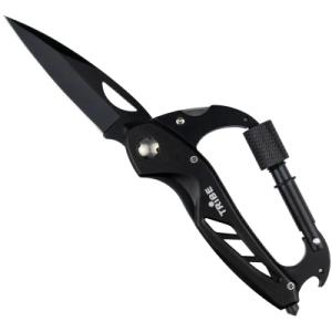 Ніж Tribe Carabiner Knife (T-MG-0014-black)