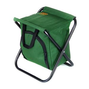 Стілець складаний СИЛА 27х32х33 см сталевий каркас D16mm з термосумкою (960767)