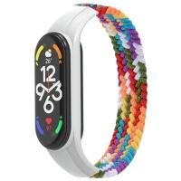 Ремешок для фитнес браслета Armorstandart Braided Solo Loop для Xiaomi Mi Band 7/6/5/4 Pride Edition size M (ARM64940)