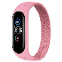 Ремешок для фитнес браслета BeCover Elastic Nylon Style для Xiaomi Mi Smart Band 5/6 (Size S) Pink (706141)