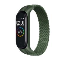 Ремінець до фітнес браслета BeCover Elastic Nylon Style для Xiaomi Mi Smart Band 5/6 (Size S) Khaki (706139)