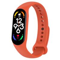 Ремешок для фитнес браслета BeCover Silicone для Xiaomi Mi Smart Band 7 Orange (707482)