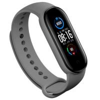 Ремешок для фитнес браслета BeCover Silicone для Xiaomi Mi Smart Band 5 Gray (705066)