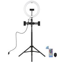 Набор блогера Puluz Ring USB RGBW LED lamp PKT3055B 10.2" + tripod 1.65 м (PKT3055B)