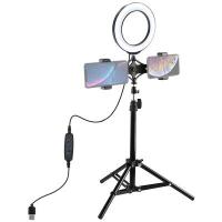 Набор блогера Puluz Ring USB LED lamp 6.2"+ tripod 0.7m (PKT3037)