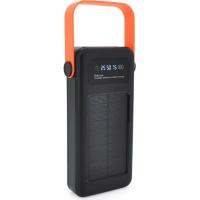 Батарея универсальная Voltronic 30000mAh Solar, Flashlight, inp:Type-C/MicroUSB/Lightning, out:USB*4, with 4 owner cable (YM-635CX / 28189)