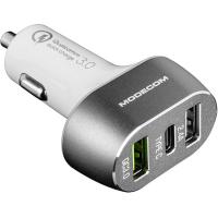 Зарядное устройство Modecom 3xUSB 2.4A QC3.0+USB+Type C Port CU2C1-07 (ZT-MC-CU2C1-07)