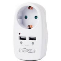 Зарядное устройство EnerGenie 2 USB x 2.1A (EG-ACU2-02)