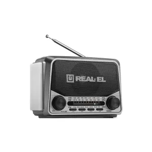 Портативный радиоприемник REAL-EL X-525 Grey (EL121800004)