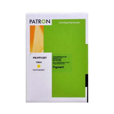 Картридж Patron Canon PFI-120Y (2888C001AA) 130 мл (PN-PFI120Y)