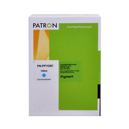 Картридж Patron Canon PFI-120C (2886C001AA) 130 мл (PN-PFI120C)