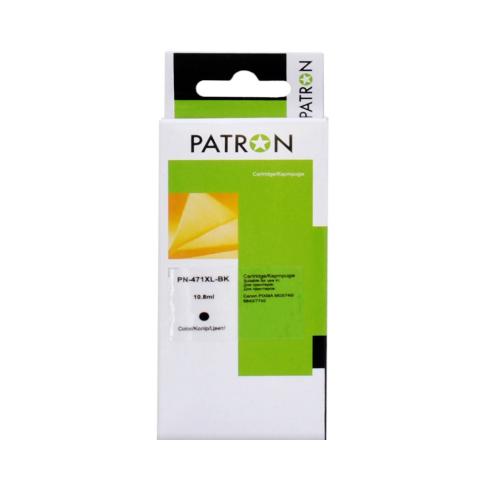 Картридж Patron Canon CLI-471BK XL (0346C001) 10.8 мл, black (PN-471XL-BK)