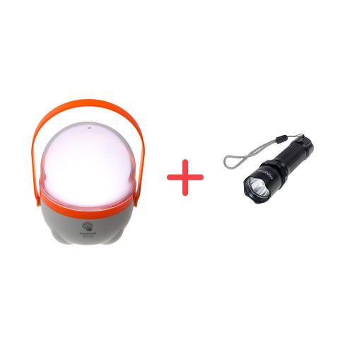 Фонарь Quantum Big Pretty + подарунок QM-FL1043 (QM-FL3011-PR1)