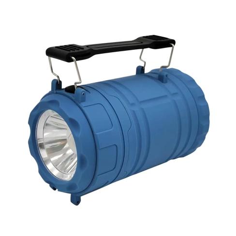 Фонарь Quantum Nice blue 1WLED + 3WCOB 3xAА (QM-FL3041)