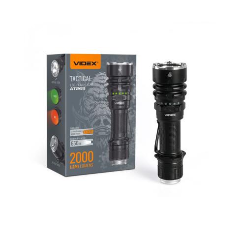Ліхтар Videx Тактичний 2000Lm 6500K (VLF-AT265)