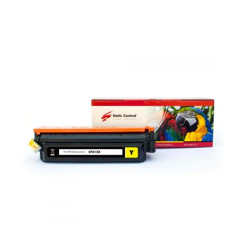 Картридж Static Control HP CF412X (410X), Canon 046H yellow Parrot (002-01-LF412X)