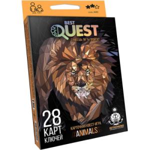 Настольная игра Danko Toys Best Quest. Животные, украинский (BQ-01-02U)