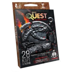 Настольная игра Danko Toys Best Quest. Динозавры, украинский (BQ-01-04U)