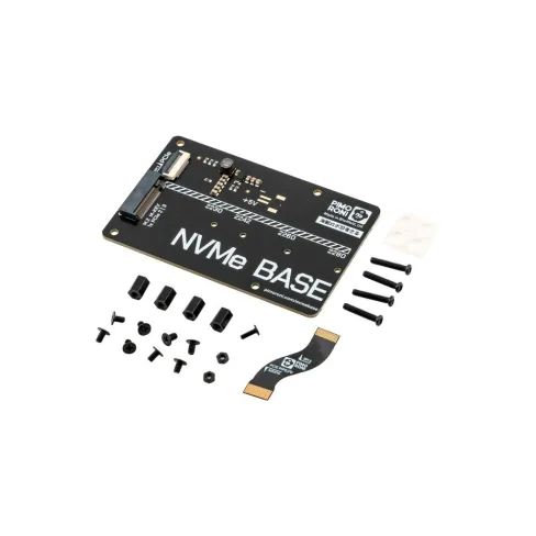 Плата расширения для микро ПК Pimoroni Плата разширения NVMe Base для Raspberry Pi 5 (PIM699)