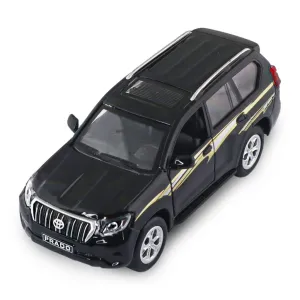 Масштабная модель автомобиля TechnoDrive Toyota Prado черный (KM6189D)