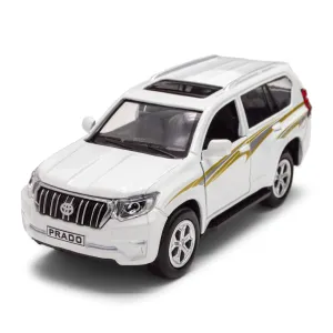 Масштабная модель автомобиля TechnoDrive Toyota Prado белый (KM250425W)