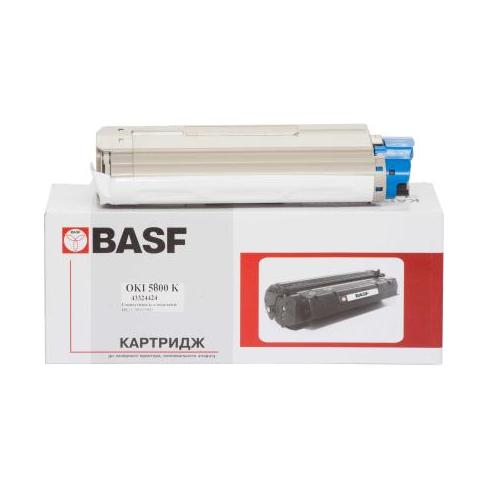 Тонер-картридж BASF OKI C5800/5900 Black 43324424 (KT-C5800B-43324424)