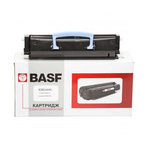 Тонер-картридж BASF Lexmark X203/204 , X203A11G Black (BASF-KT-X203A11G)