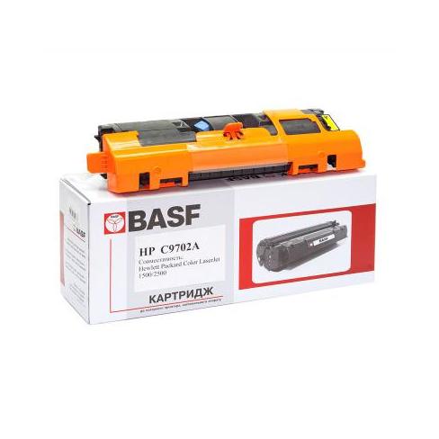 Картридж BASF для HP CLJ 1500/2500 аналог C9702A Yellow (KT-C9702A)