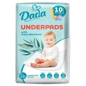 Пелюшки для малюків Dada 60*60 см 10 шт (4810174981532/4820174981532)