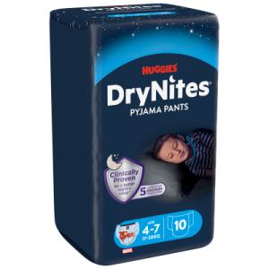 Підгузки Huggies DryNites для хлопчиків 4-7 років 10 шт (5029053527574)