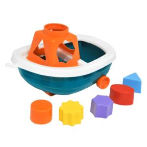 Развивающая игрушка Tigres кораблик Barkas 6 элементов, желтый (39791)