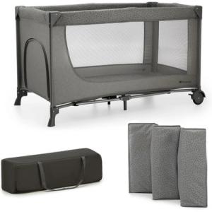 Дитячий манеж Kinderkraft Joy 2 Dark Grey (5902533925117)