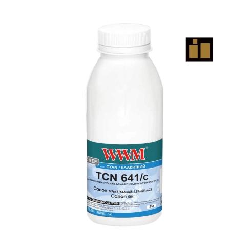 Тонер Canon MF641/643/645, LBP-621/623, Canon 054, 35г Cyan, chip WWM (TC-Canon-054C-35-WWM)
