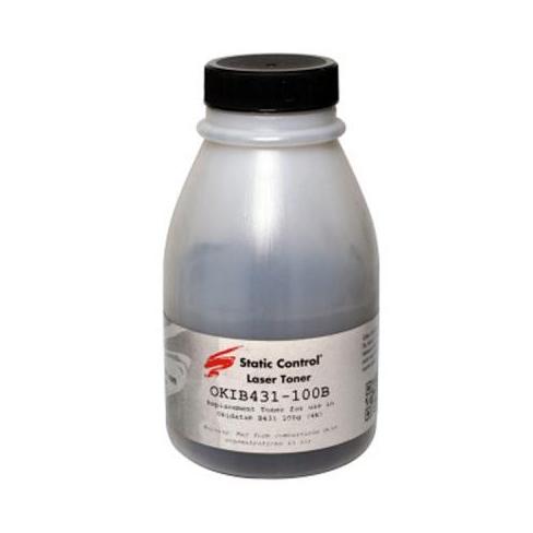 Тонер OKI B431 100г, фасовка Static Control (OKIB431-100B-P)