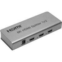 Разветвитель PowerPlant HDMI 8K 1x2 (CA914197)