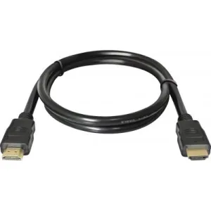 Кабель мультимедийный HDMI M to HDMI M 1.0m Defender (87350)