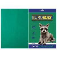 Бумага Buromax А4, 80g, DARK green, 20sh (BM.2721420-04)